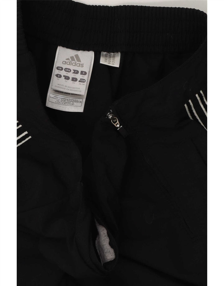 Adidas Pantalones de chándal para mujer UK 44 Mediano Negro Poliéster