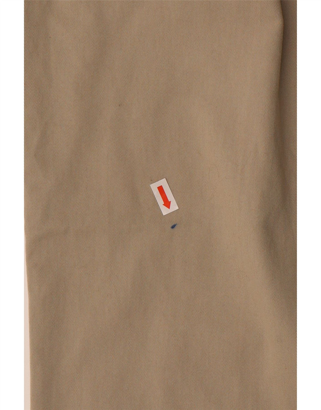 MARKS & SPENCER Pantalón chino con pinzas Harbor azul para hombre W40 L31 Marrón