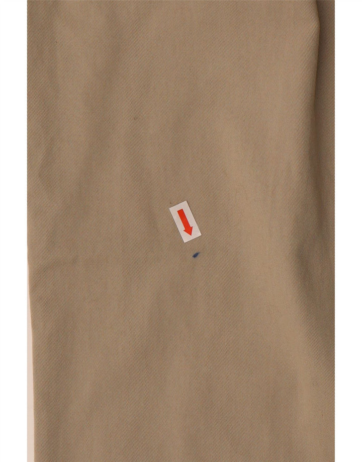 MARKS & SPENCER Pantalón chino con pinzas Harbor azul para hombre W40 L31 Marrón