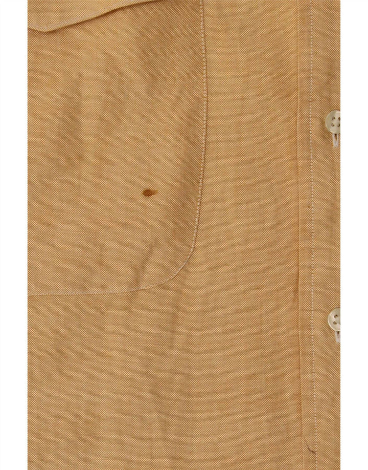 Camisa Tommy Hilfiger Hombre Grande Algodón Amarillo