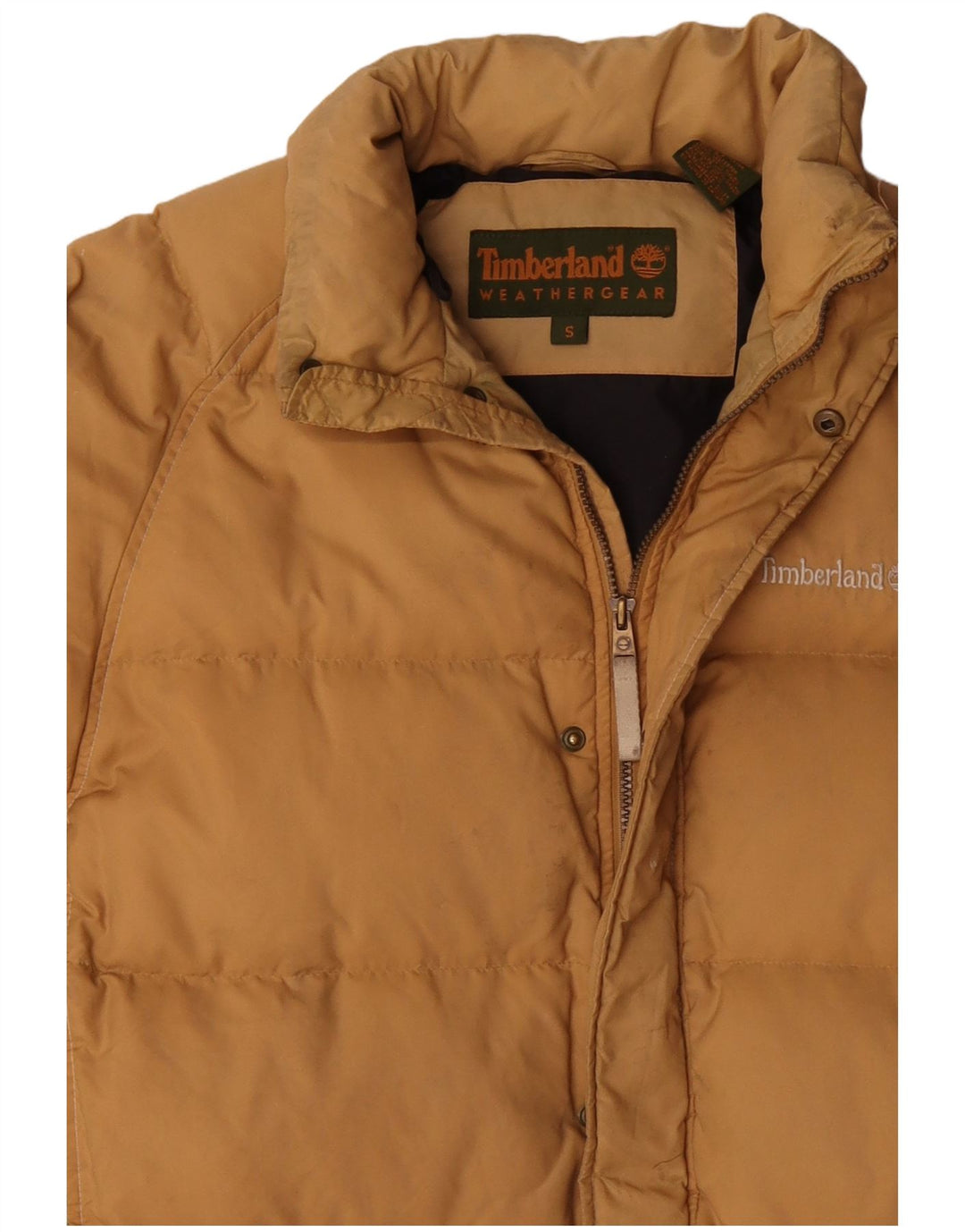Timberland Chaqueta acolchada extragrande Weathergear para hombre UK 36 Small Yellow