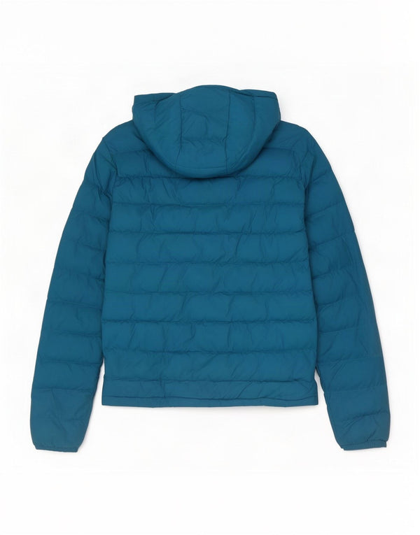 Chaqueta acolchada con capucha para mujer Mountain Warehouse UK 8 Small Nylon azul