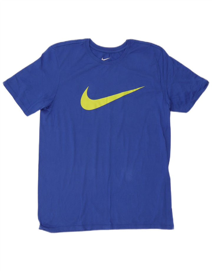 Camiseta Nike Athletic Fit Graphic para hombre, color azul medio