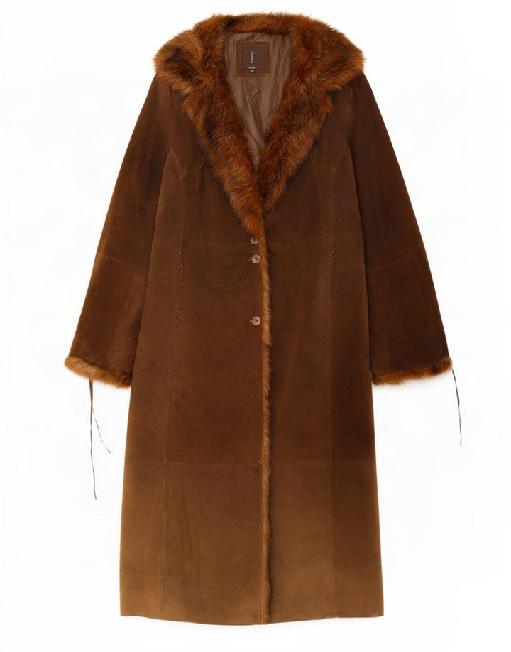 Abrigo de ante para mujer Conbipel IT 48 XL Cuero marrón