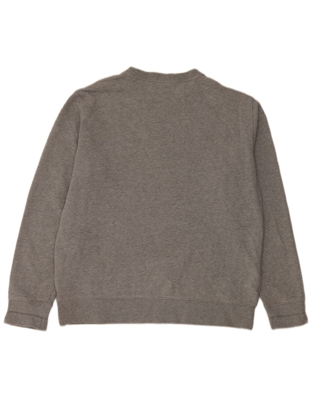 Marks & Spencer Hombre Sudadera Jumper Grande Gris Algodón
