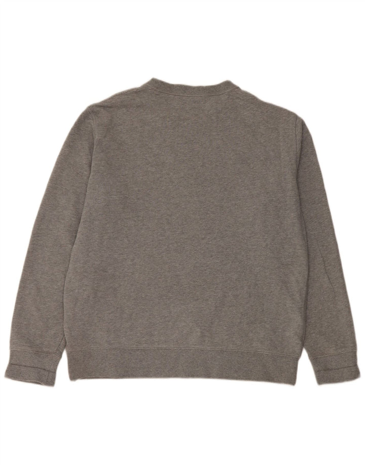 Marks & Spencer Hombre Sudadera Jumper Grande Gris Algodón