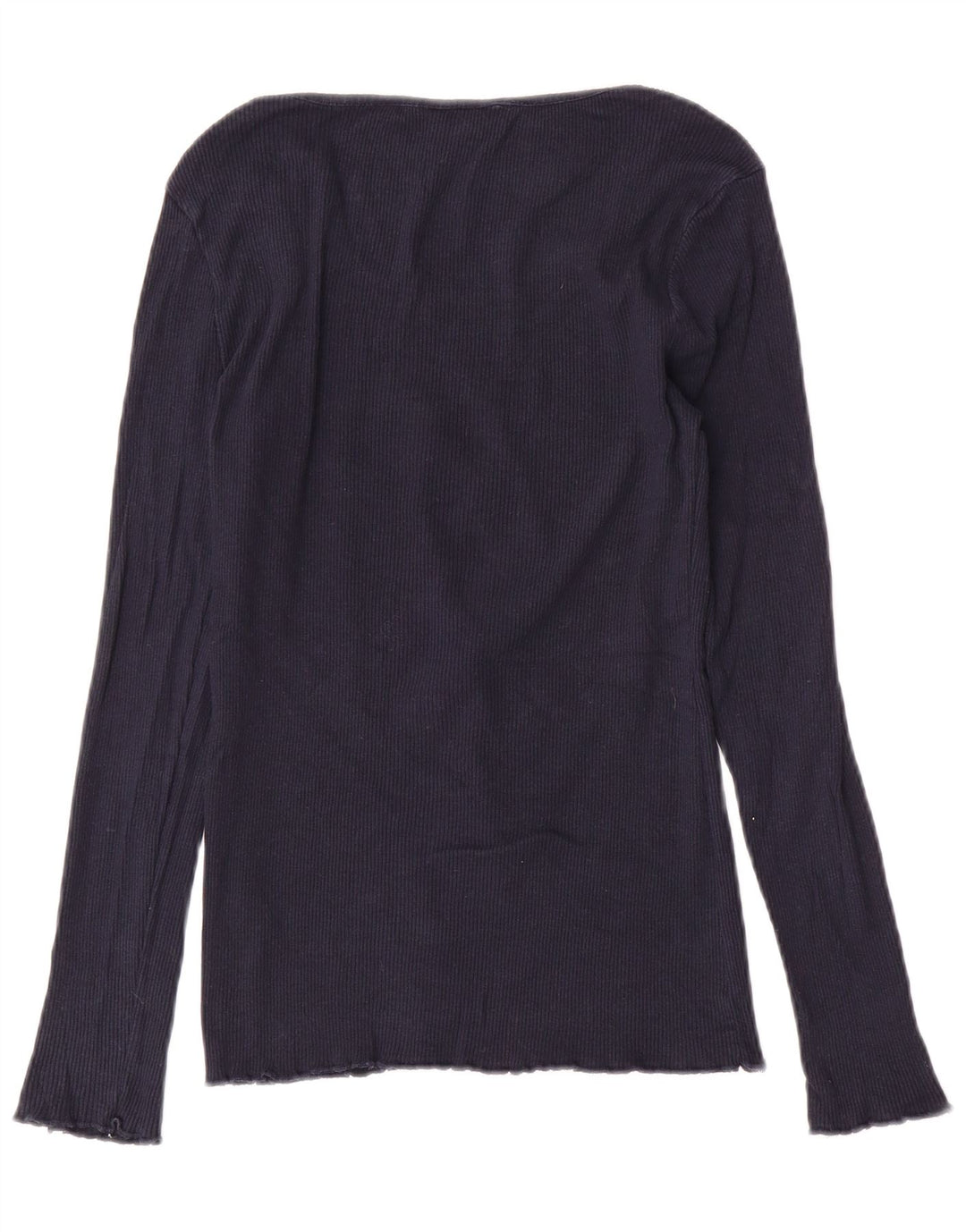 Camiseta de mujer Fat Face de manga larga UK 40 Medium Azul marino Algodón