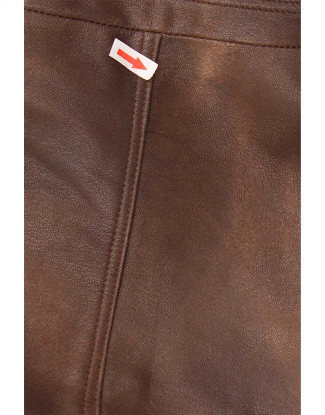 Chaqueta de cuero vintage para hombre Reino Unido 38 Marrón medio