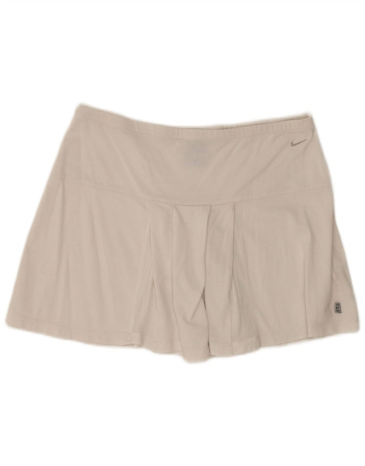 Nike - Pantalones cortos deportivos para mujer, talla 40, talla M, color blanco