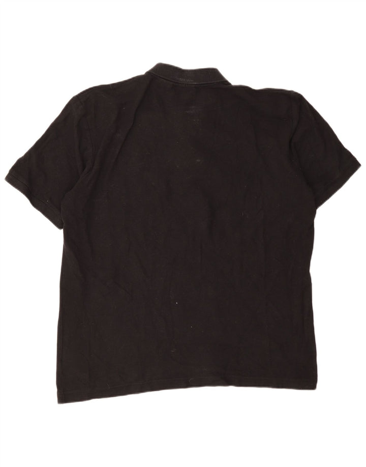 Fila Polo Hombre XL Algodón Negro