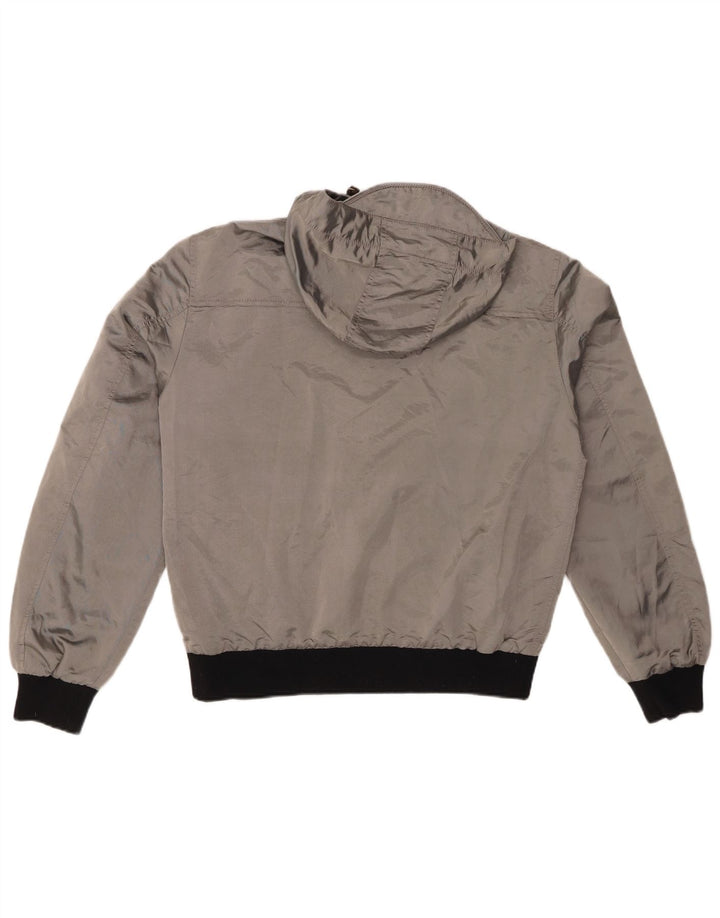 REFRIGIWEAR Chaqueta bomber con capucha para hombre UK 40 Poliéster gris grande