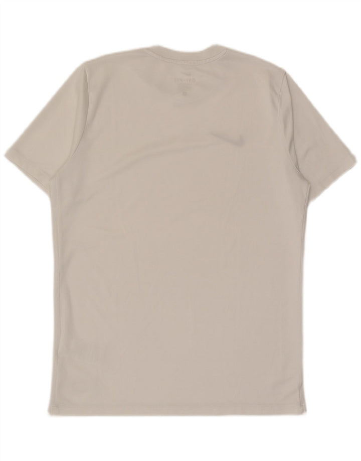 Nike - Camiseta Dri Fit para hombre, talla grande, poliéster blanco