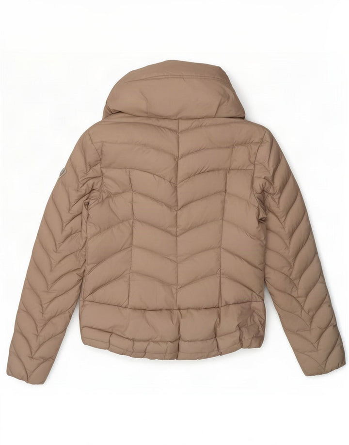 Guess Chaqueta Acolchada Mujer UK 12 Medium Beige Poliamida