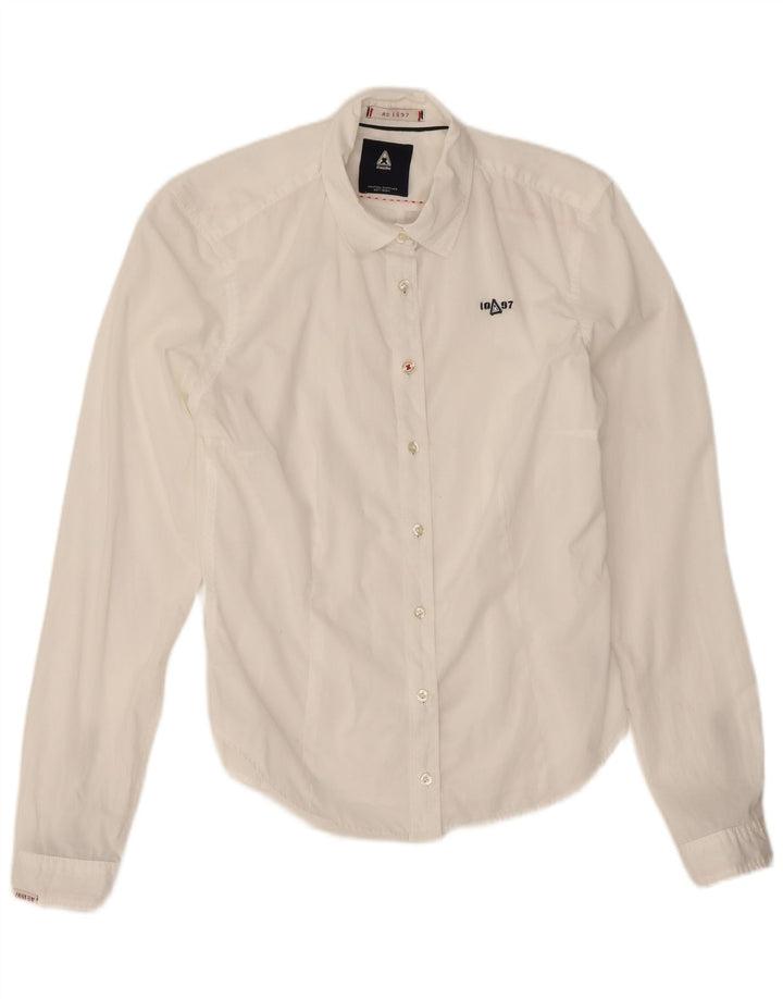 Camisa Gaastra para mujer UK 10 Small White Cotton