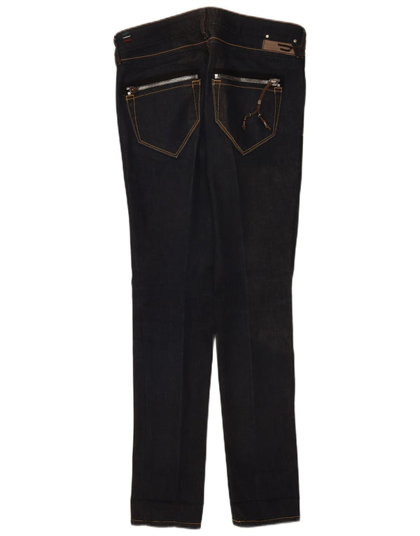 Diesel Jeans Ajustados De Cintura Baja Clush Para Mujer W28 L32 Algodón Azul Marino