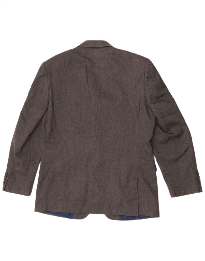 Marks & Spencer Chaqueta tipo blazer de 2 botones para hombre Reino Unido 42 Poliéster gris grande