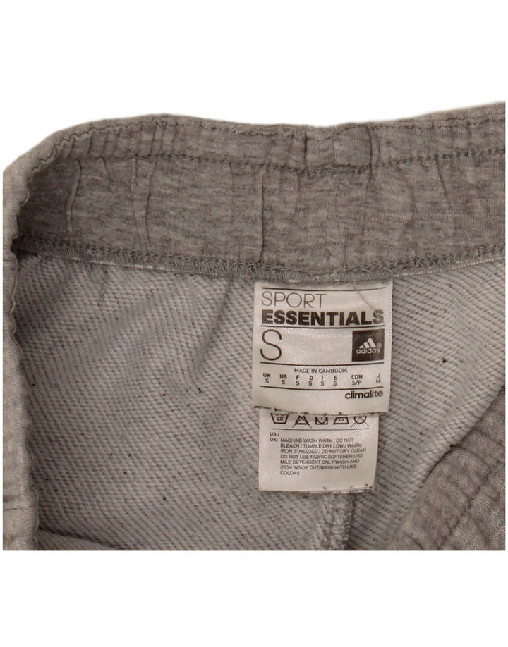 Adidas Mens Climalite Sport Shorts Pequeño Gris Algodón