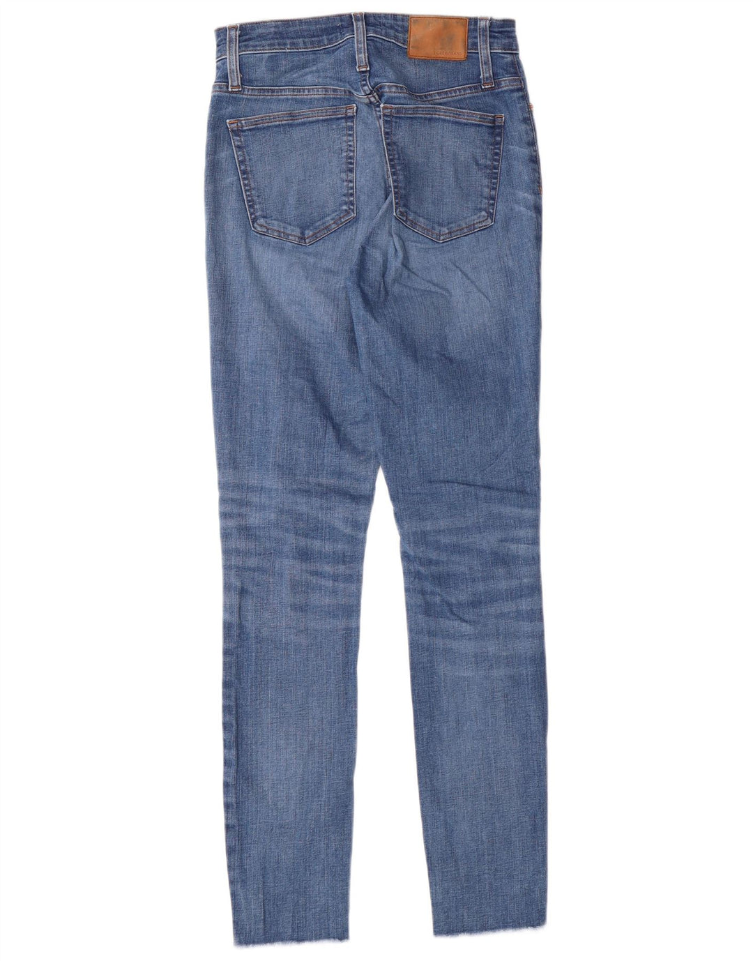 J. CREW Vaqueros pitillo desgastados para mujer W27 L30 Azul