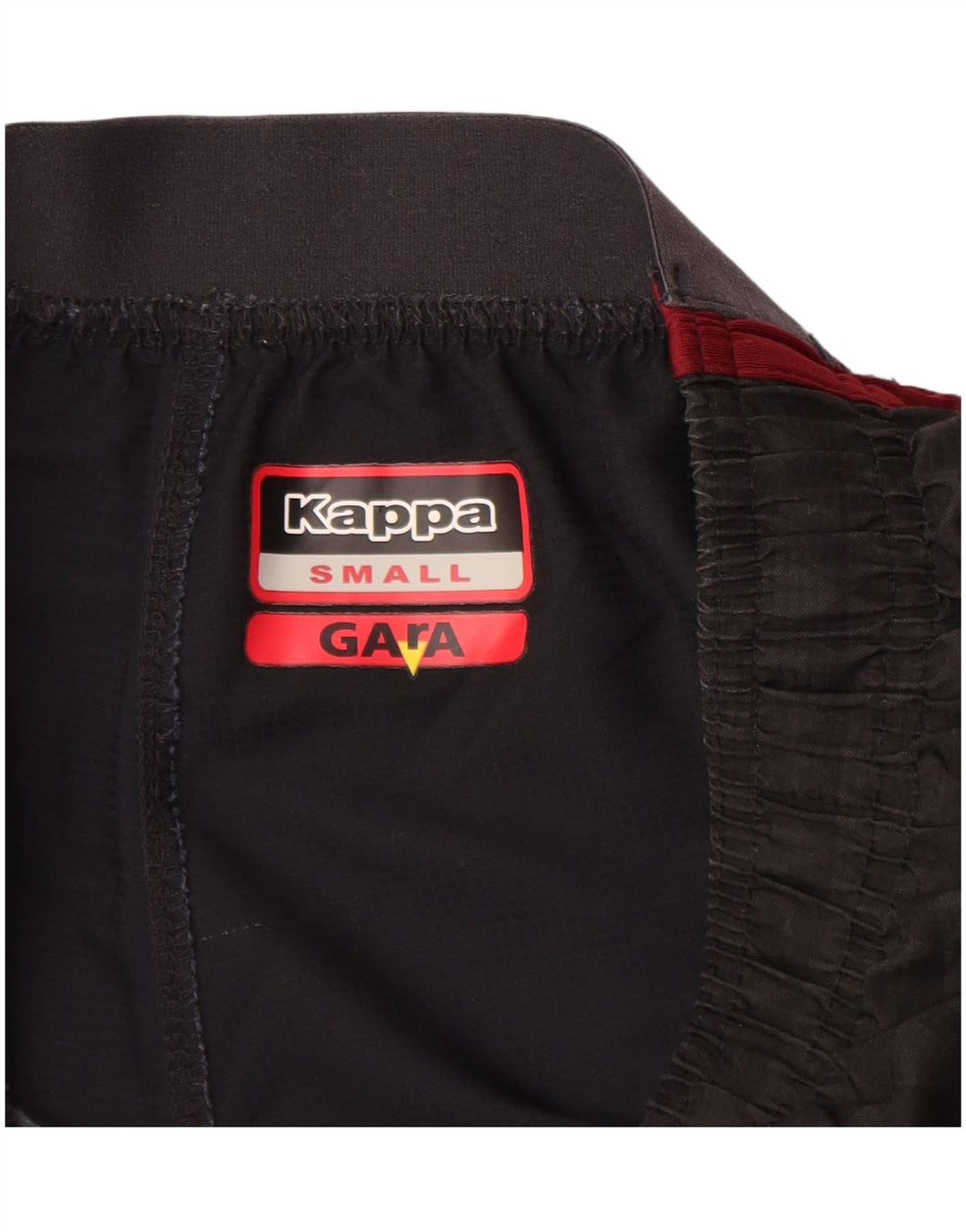 KAPPA FC Torino Shorts deportivos gráficos para mujer UK 8 Small Poliéster negro