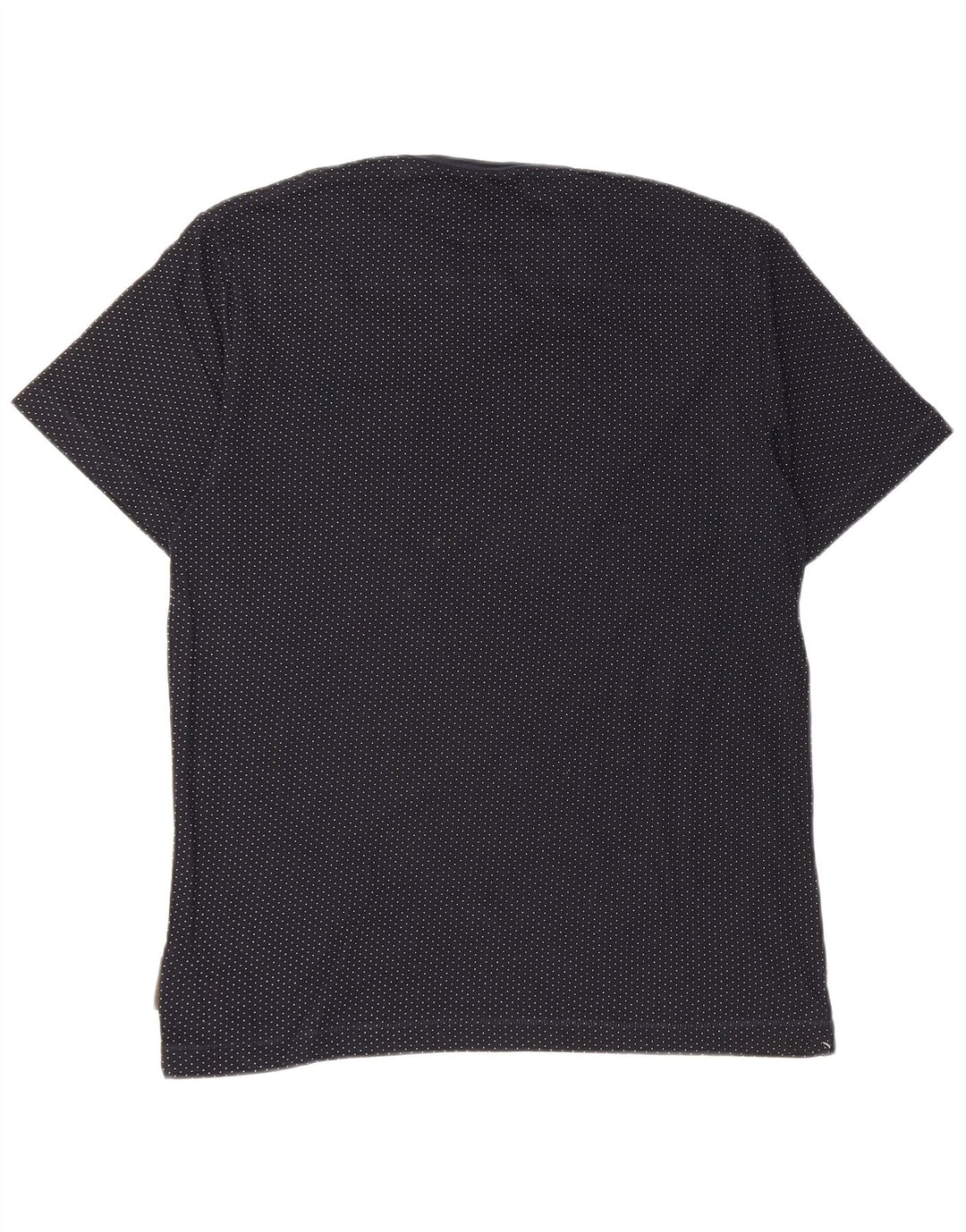 Camiseta para hombre French Connection Top mediano de algodón con lunares en azul marino