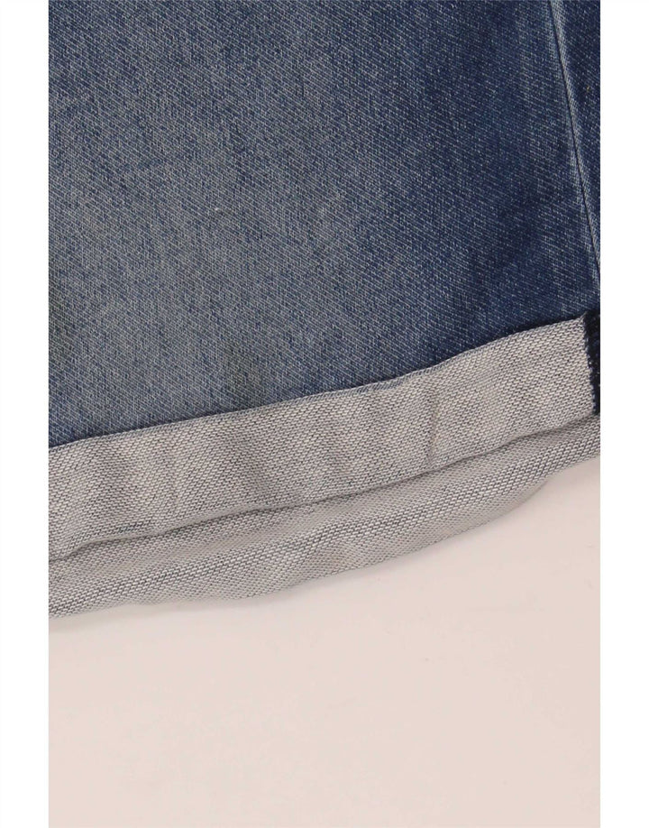 Jack & Jones Pantalones cortos vaqueros de corte regular para hombre, talla grande, W36, azul