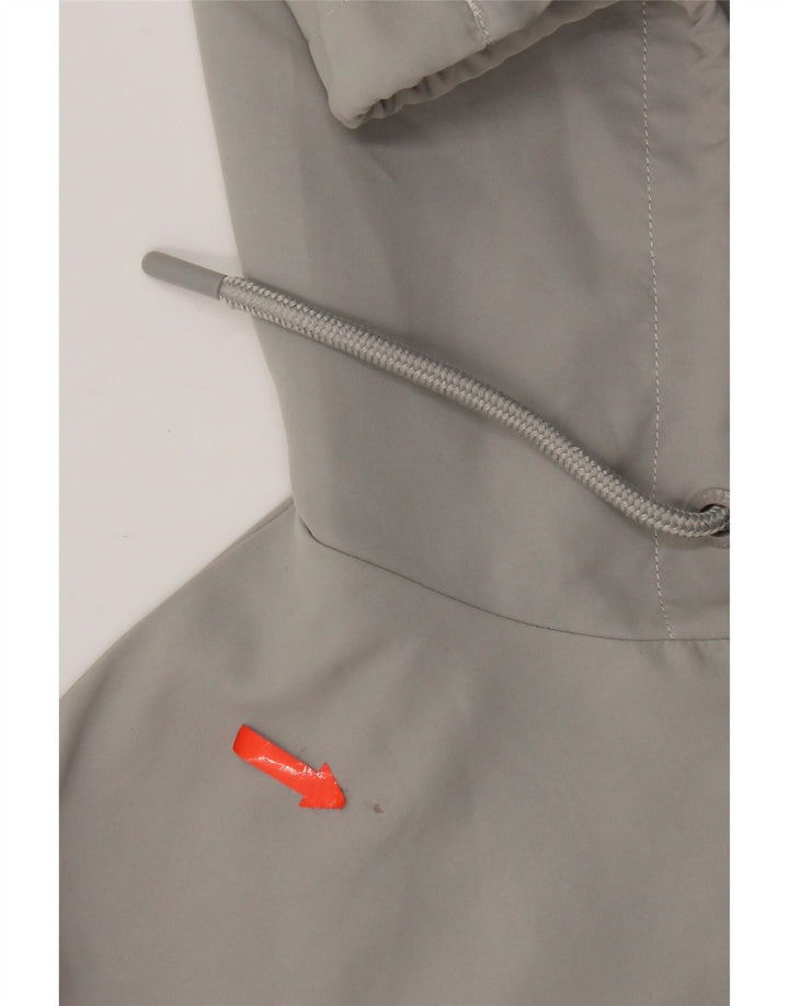 Fila Mens Zip Hoodie Sweater Small Gris Colorblock Poliéster