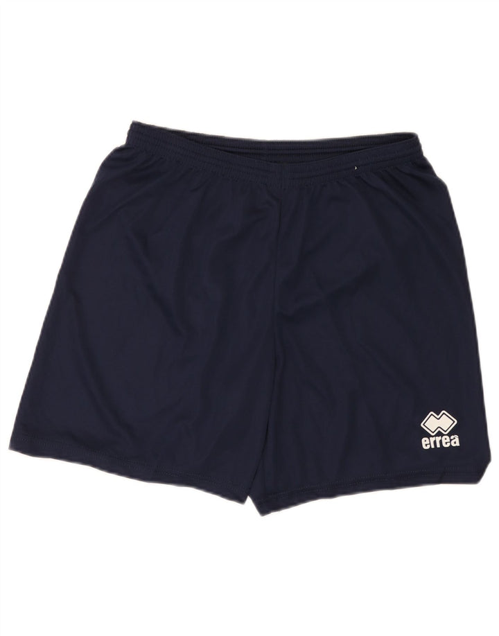 Pantalones cortos deportivos Errea para hombre Poliéster azul marino medio
