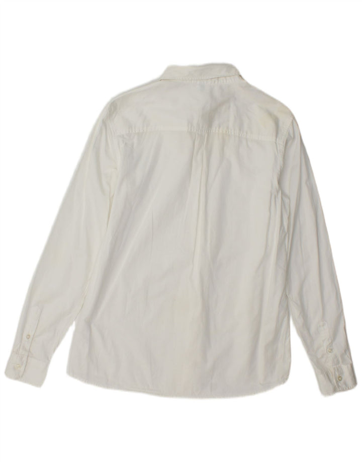 Camisa Benetton Hombre Pequeña Blanca
