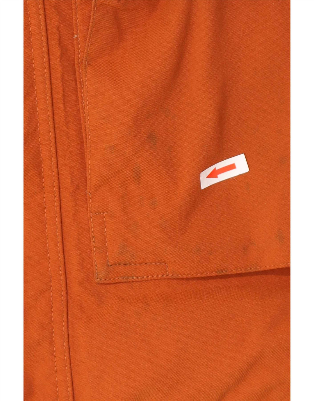 The North Face Parka con capucha para hombre UK 38 Medium Naranja Nylon