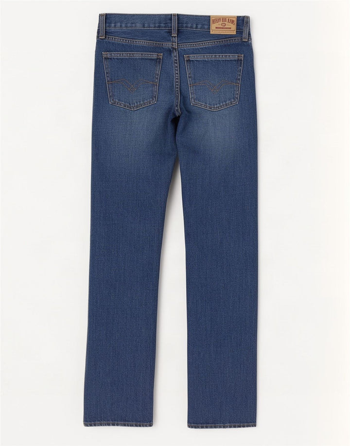 Vaqueros Replay Mujer Rectos W27 L32 Algodón Azul