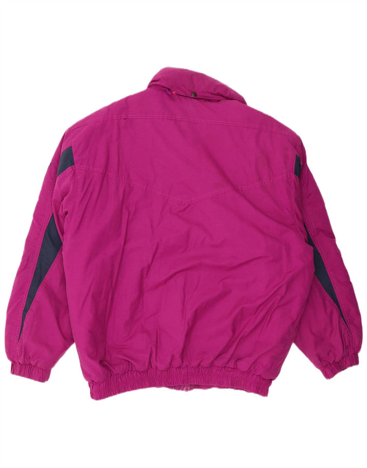 Brugi Hombre Chaqueta acolchada con capucha IT 48 Poliéster color block mediano violeta