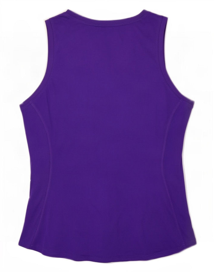 Nike - Camiseta sin mangas Dri Fit para mujer, talla 40, poliéster morado grande