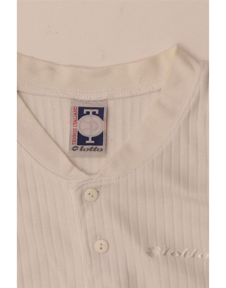 Lotto Hombre Chaleco Top Pequeño Blanco