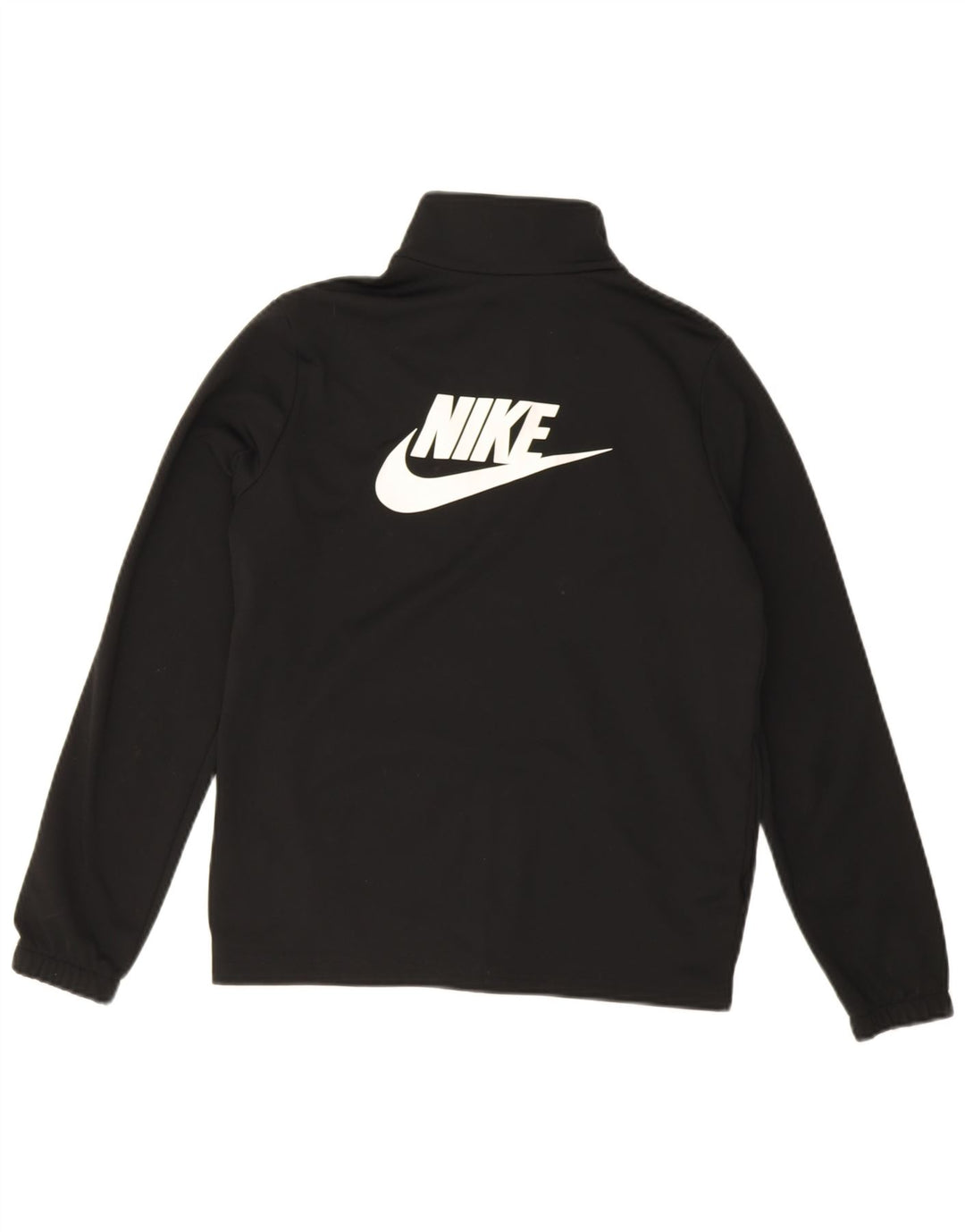 Nike Boys Graphic Chándal Top Chaqueta 13-14 años XL Negro Poliéster