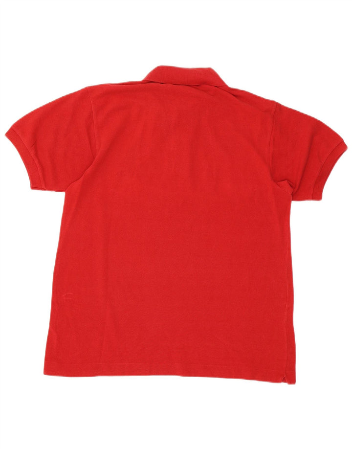 Polo Lacoste para hombre talla 4 mediano algodón rojo