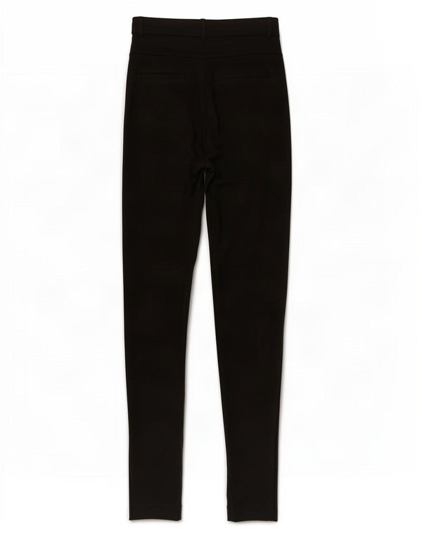 Zara Mujer Trafaluc Leggings De Cintura Alta UK 40 Small Negro