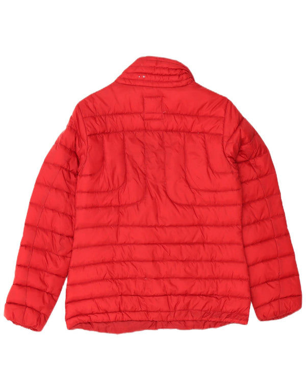 Slam Chaqueta Acolchada Mujer UK 10 Small Poliamida Roja