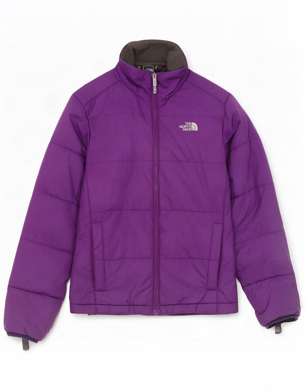 The North Face Chaqueta acolchada con forro para mujer UK 10 Small Púrpura Nylon