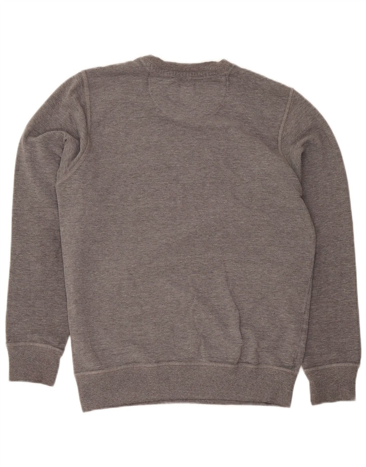 North Sails Sudadera Gráfica Para Hombre Jersey Pequeño De Algodón Moteado Gris