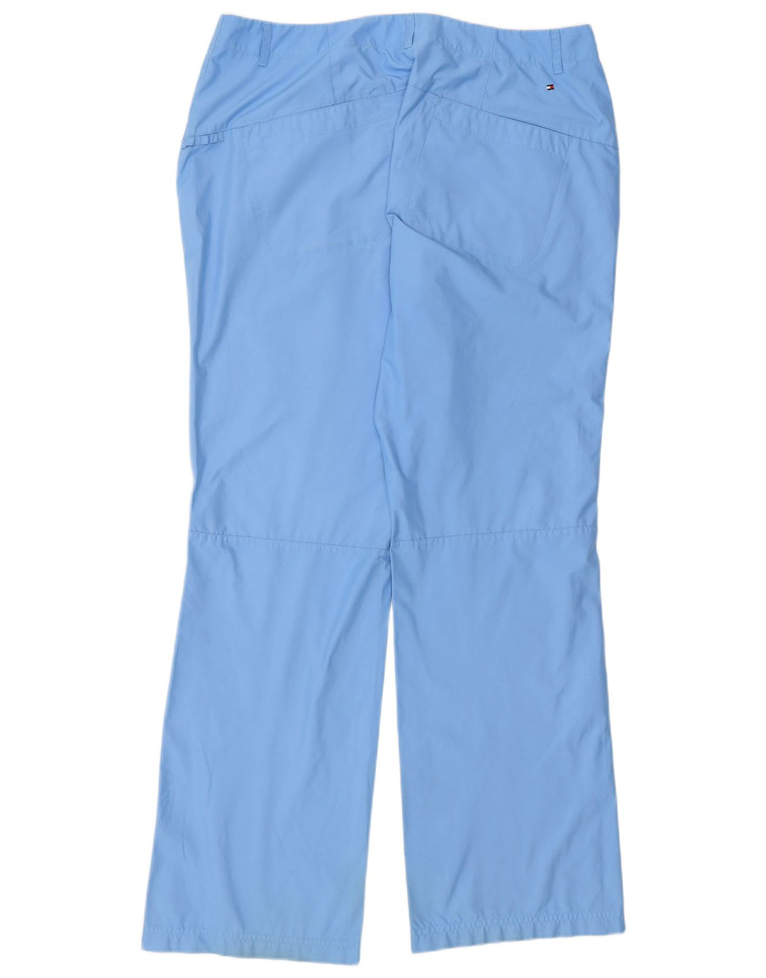 Tommy Hilfiger Pantalón chino con corte de bota de golf para mujer XL W36 L31 Poliéster azul