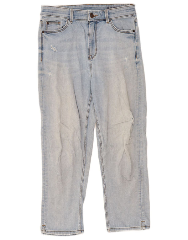 Marks & Spencer Vaqueros recortados The Carrie para mujer Reino Unido 10 Pequeño W28 L22 Azul
