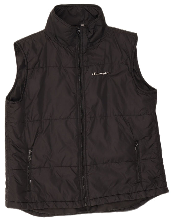 Champion Chaleco Acolchado Mujer UK 40 XL Nylon Negro