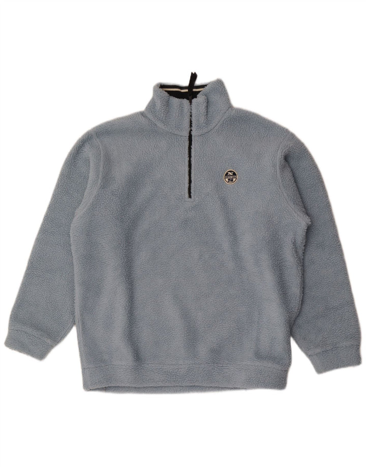 North Sails Jersey De Forro Polar Con Cremallera Y Cuello Para Hombre Poliéster Azul Grande