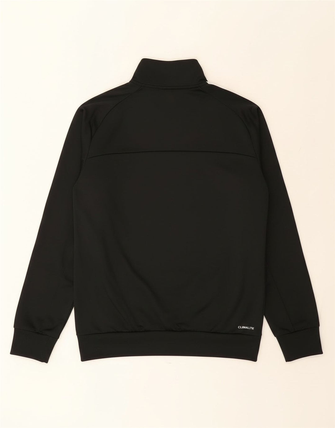 Adidas - Chaqueta de chándal para hombre, talla 36/38, poliéster negro pequeño