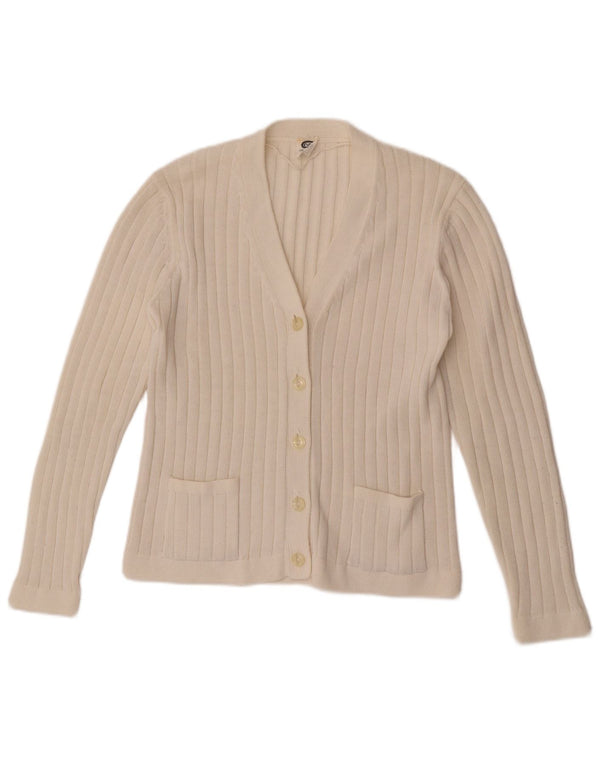 C & A Suéter tipo cárdigan para mujer EU 48 2XL Acrílico blanco