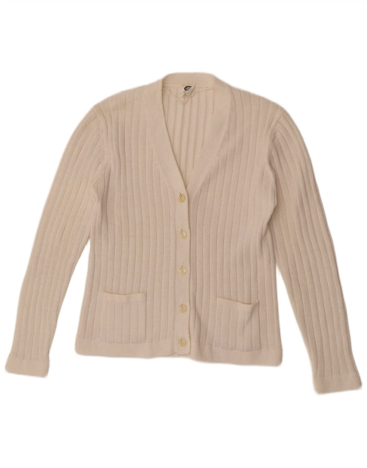 C & A Suéter tipo cárdigan para mujer EU 48 2XL Acrílico blanco
