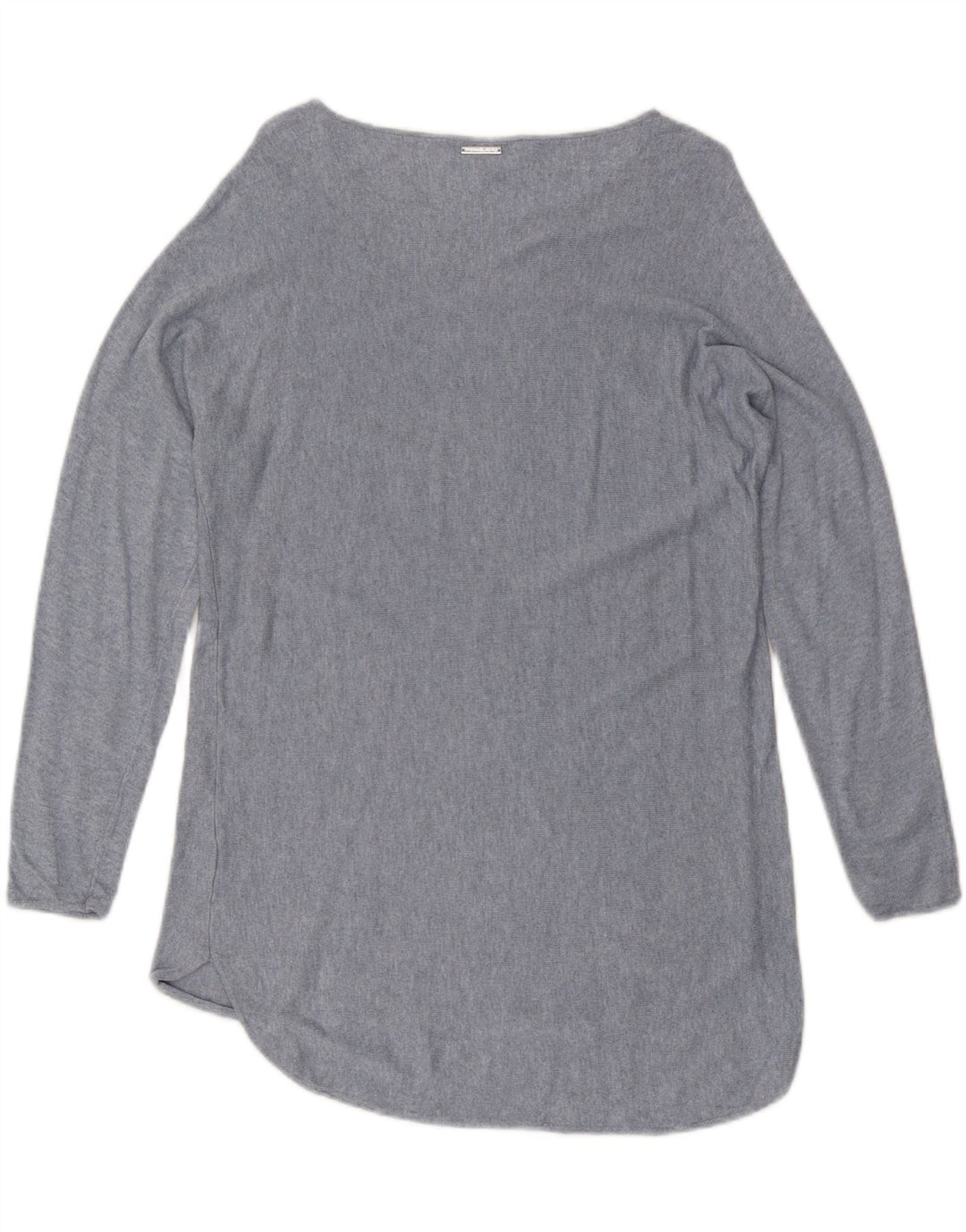 MICHAEL KORS Suéter tipo jersey con cuello barco para mujer UK 40 Azul medio