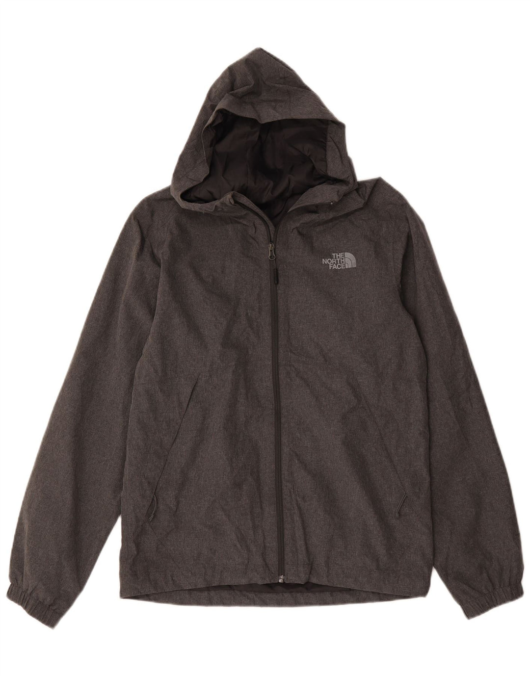 The North Face Chaqueta impermeable con capucha para hombre UK 36 Small Gris Poliéster