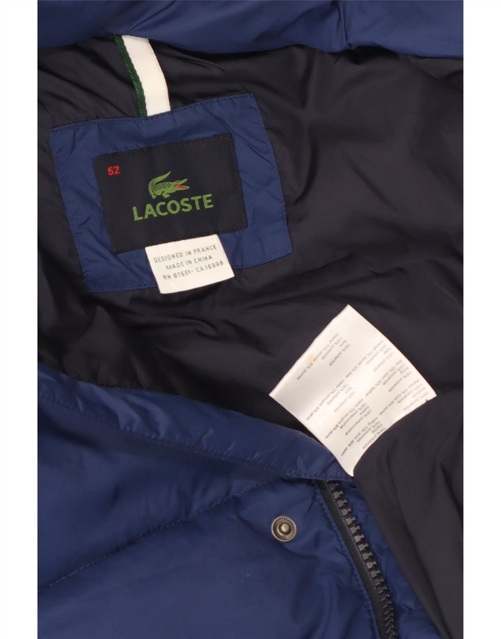 Chaleco acolchado LACOSTE Hombre IT 52 XL Poliamida azul