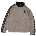 Lotto Hombre Chaqueta De Chándal Con Gráfico Gris Medio Color Block
